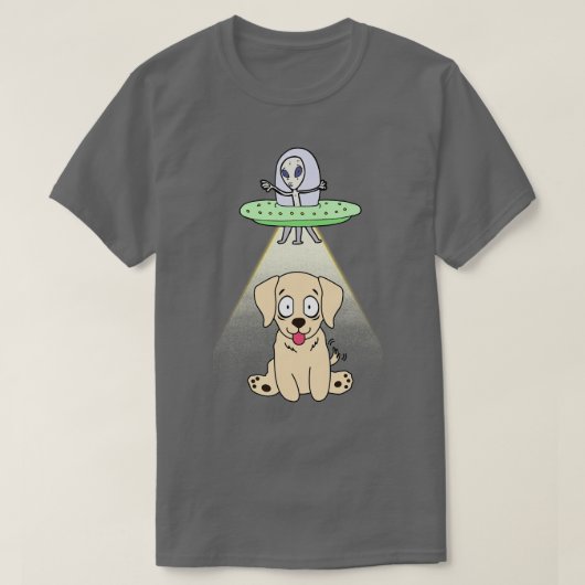 Funny Golden Retriever wird entführt T-Shirt (Design vorne)