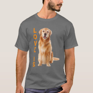 Funny Golden Retriever Women Men Kinder Weißer La T-Shirt