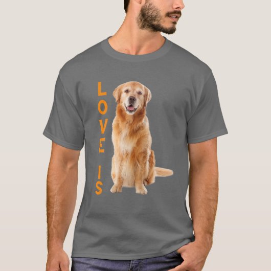 Funny Golden Retriever Women Men Kinder Weißer Lab T-Shirt (Vorderseite)