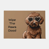 Funny Goldendoodle Doormat Fußmatte (Vorderseite)