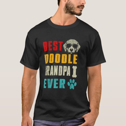 Funny Goldendoodle Vater T-Shirt (Vorderseite)