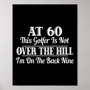 Funny Golf 60. Geburtstag Geschenk Shirt 60. Golfe Poster