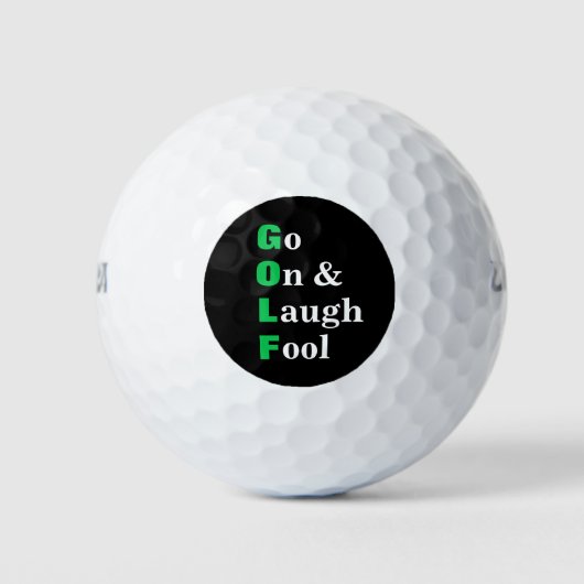 Funny Golf Akronym Golfball (Vorderseite)