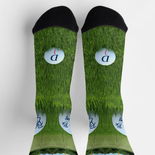 Funny Golf Ball eher Golfschläger sein Socken (Oben)