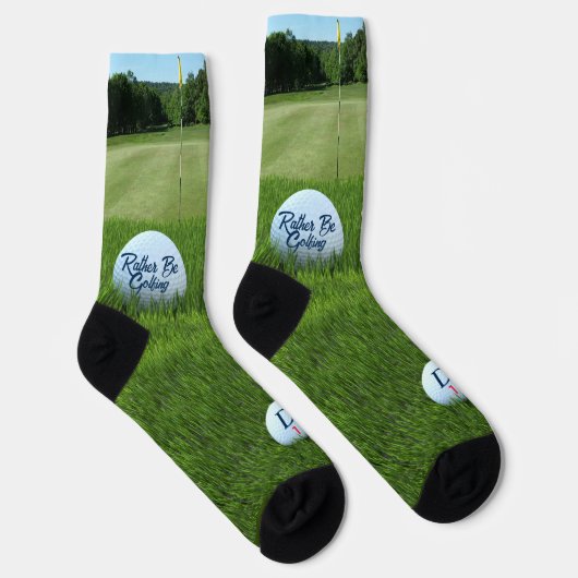Funny Golf Ball eher Golfschläger sein Socken (Rechts)