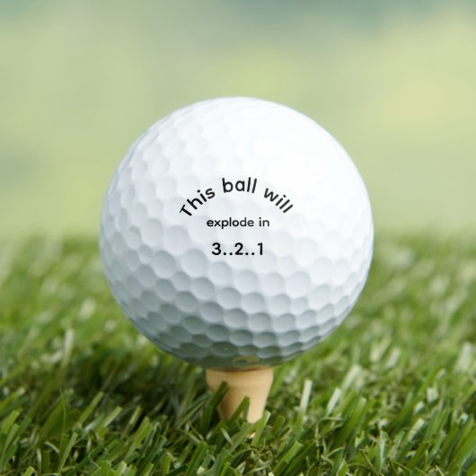 Funny Golf Ball Explode Meme - 3.2.1 Gag Geschenk (Insitu T-Shirt)