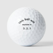 Funny Golf Ball Explode Meme - 3.2.1 Gag Geschenk (Vorderseite)