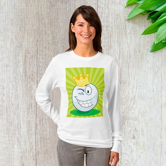 Funny Golf Ball King of Golfing T-Shirt