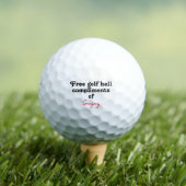 Funny Golf Ball - Lose Ball Gag (Insitu T-Shirt)