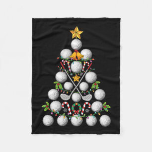 Funny Golf Ball Weihnachtsbaum WeihnachtsGolf Lieb Fleecedecke