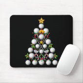 Funny Golf Ball Weihnachtsbaum WeihnachtsGolf Lieb Mousepad (Mit Mouse)