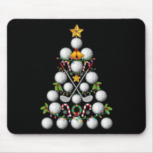 Funny Golf Ball Weihnachtsbaum WeihnachtsGolf Lieb Mousepad