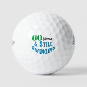 Funny Golf Balls 60. Geburtstag Golfball