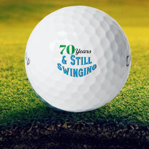 Funny Golf Balls 70. Geburtstag Golfball
