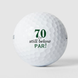 Funny Golf Balls 70. Geburtstagsparty Mit Monogram Golfball