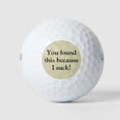 Funny Golf Balls Golfball (Vorderseite)