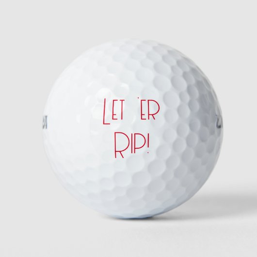 Funny Golf Balls Golfball (Vorderseite)