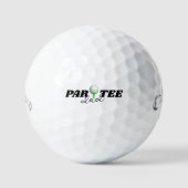 Funny Golf Balls - Personalisierte Par-T-Shirt Pun Golfball (Vorderseite)