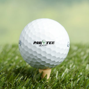 Funny Golf Balls - Personalisierte Par-T-Shirt Pun Golfball