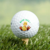 Funny Golf Balls Playful Duck - Good Luck Golfball (Insitu T-Shirt)