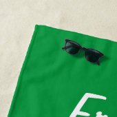 Funny Golf Beach Handtuch für die Welt abgesegnet (Beispiel)