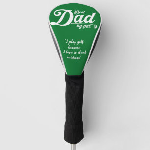 Funny Golf & Beer Lover Bester Vater Par Vater Zit Headcover