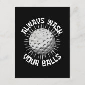 Funny Golf Begleitkarte (Vorderseite)