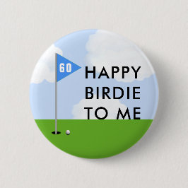 Funny Golf Birthday Button