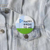 Funny Golf Birthday Button (Beispiel)