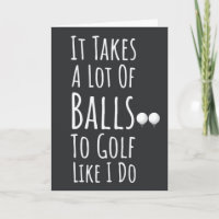 Funny Golf Cards für seinen Vater Grandpa Golfer