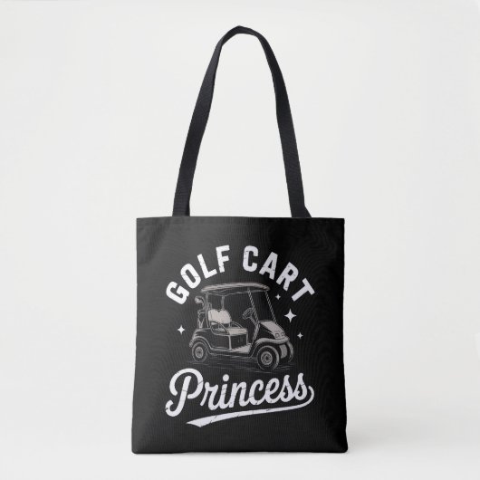 Funny Golf Cart Princess Sarcastic Golfing Ladies Tasche (Vorderseite)