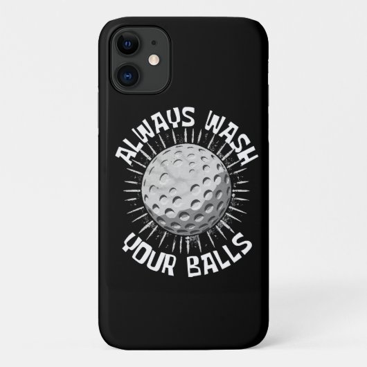 Funny Golf Case-Mate iPhone Hülle (Rückseite)