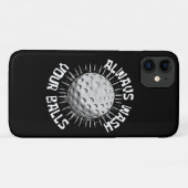 Funny Golf Case-Mate iPhone Hülle (Rückseite (Horizontal))