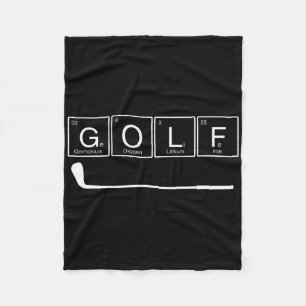 Funny Golf Chemical Elements Periodic Table Golf L Fleecedecke