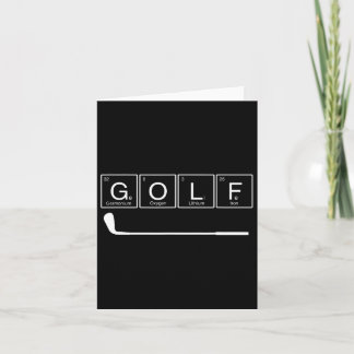 Funny Golf Chemical Elements Periodic Table Golf L Karte