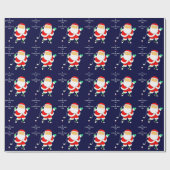 Funny Golf Christmas Geschenkpapier (Flach)