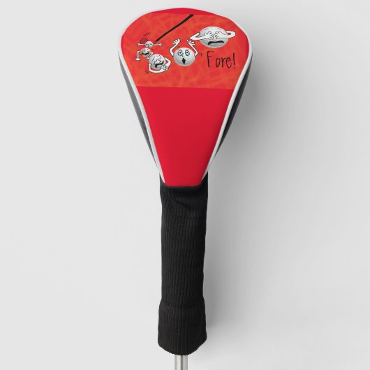 Funny Golf Club Deckung! Headcover (Vorderseite)