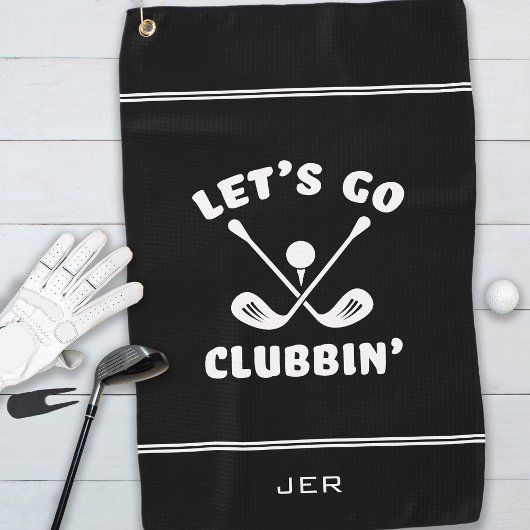 Funny Golf Club Spaß Modernes Golfreispiel Golfhandtuch