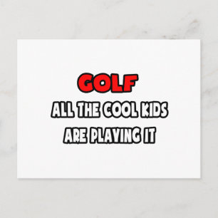 Funny Golf Coach Shirts und Geschenke Postkarte