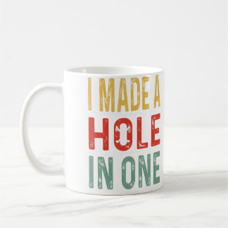 Funny Golf Design For Men Women Hole In One Golf G Kaffeetasse