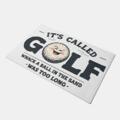 Funny Golf Doormat für Golfer Fußmatte (Schrägansicht)