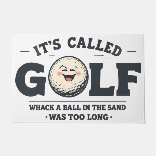 Funny Golf Doormat für Golfer Fußmatte (Vorderseite)
