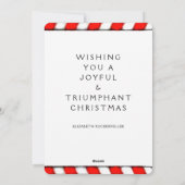 Funny Golf Feiertagskarte (Rückseite)