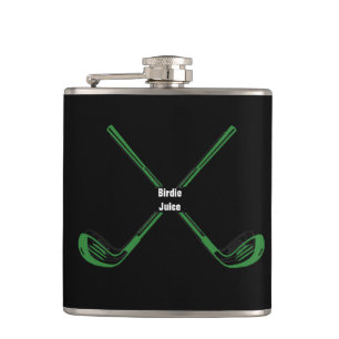 Funny Golf Flask - Custom Golfer Gift & Barware Flachmann