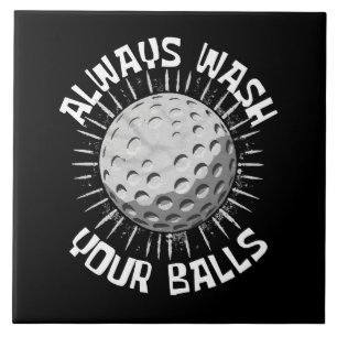 Funny Golf Fliese
