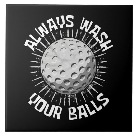 Funny Golf Fliese (Vorderseite)