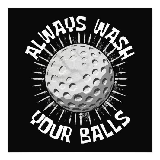 Funny Golf Fotodruck (Vorne)