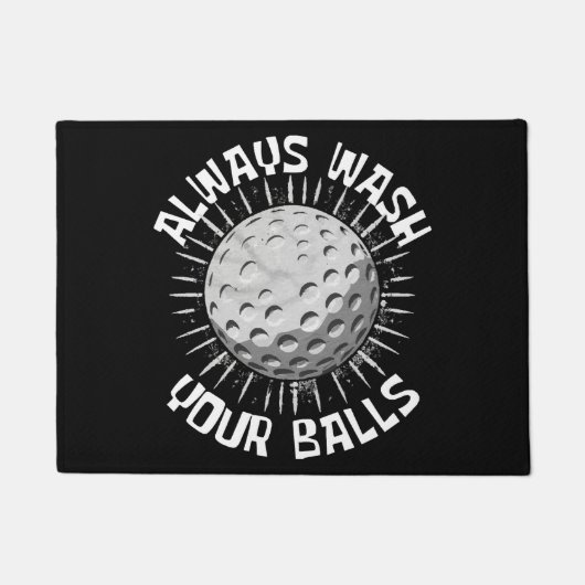 Funny Golf Fußmatte (Vorderseite)