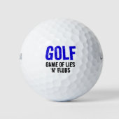 Funny Golf Game von Lies Golfball (Vorderseite)