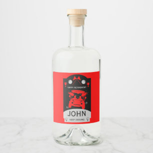 Funny Golf Geschenk für Anfänger Alkoholflaschenetikett